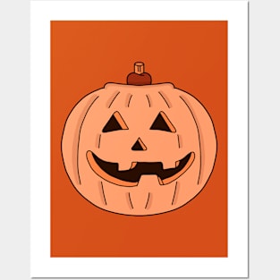 Halloween Pumpkin Horror Posters and Art